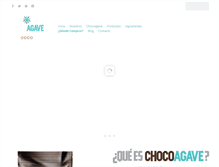 Tablet Screenshot of chocoagave.com